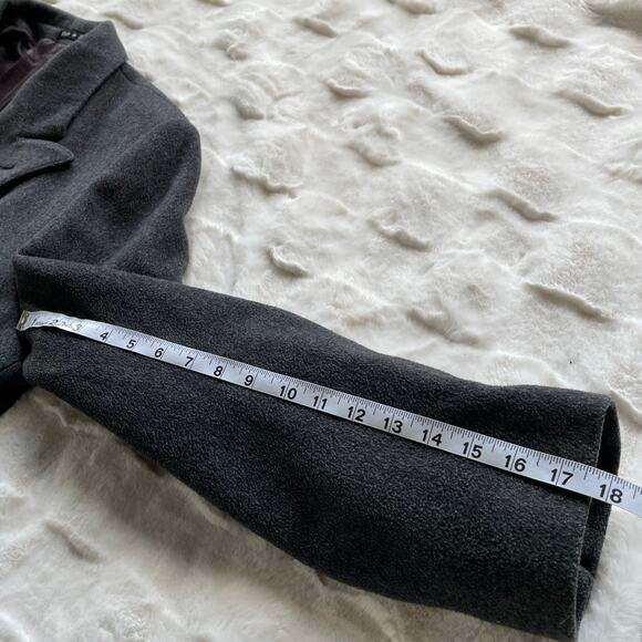 🔥Vintage Lord & Taylor Wool Cashmere Blend Classic Double Breasted Men Overcoat - Picture 16 of 16